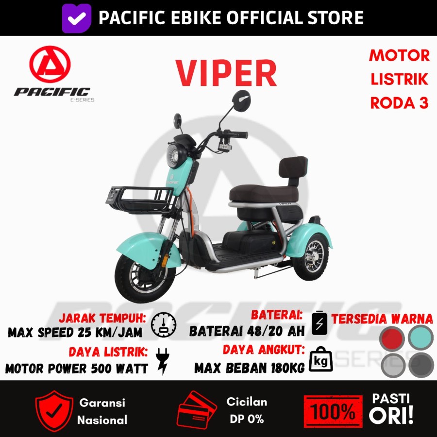 Sepeda Motor Listrik Viper Exotic by Pacific Exotic