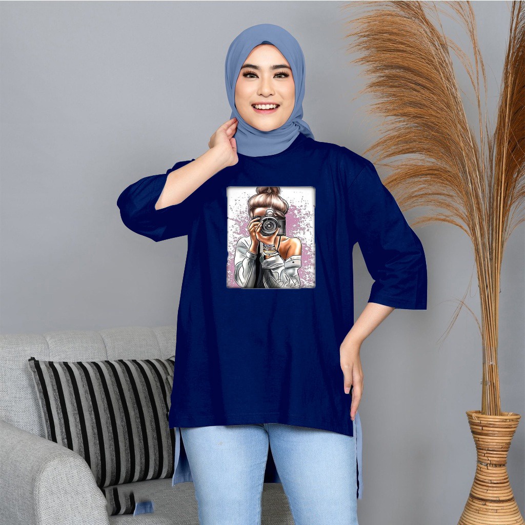 FC - TUNIK BASIC OVERSIZE WANITA HIJAB'S VARIASI 080 DTF