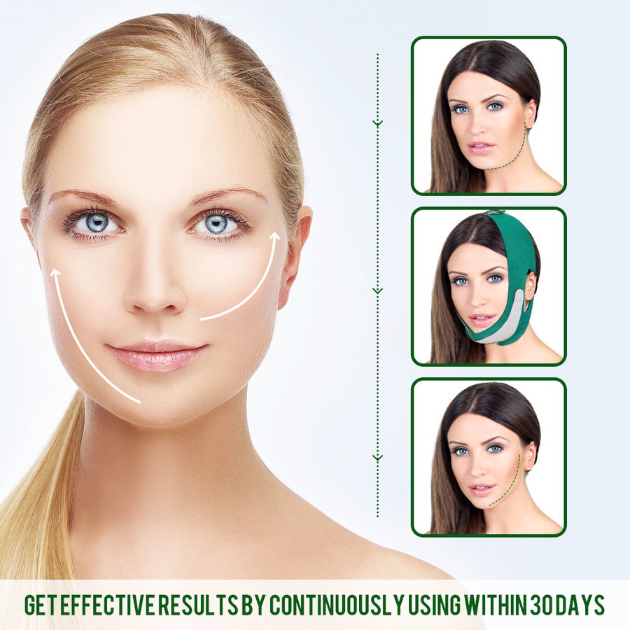 Sabuk Pipi Pelangsing Pipi Alat Penirus Pengencang Wajah V Shape Face Thin Face Lift Penirus Wajah Penirus Pipi Sabuk Penirus Wajah