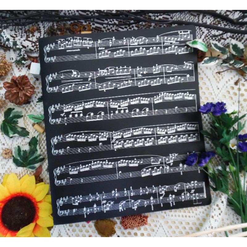 menjual map motif musik, clear holder motif musik, map partitur, map musik, clear holder partitur, c