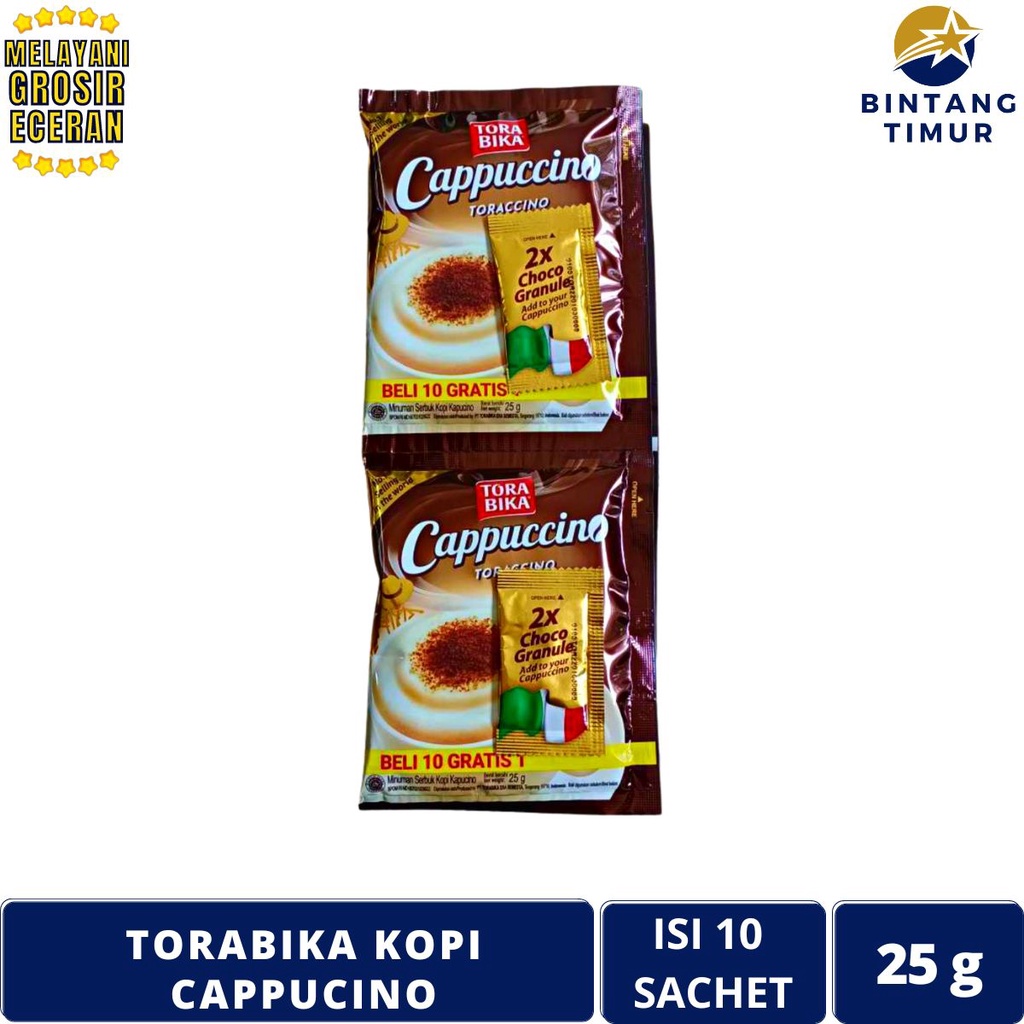 

TORABIKA Kopi Cappucino Isi 10 Sachet/31g - Kapucino, Capucino Coffee Saset