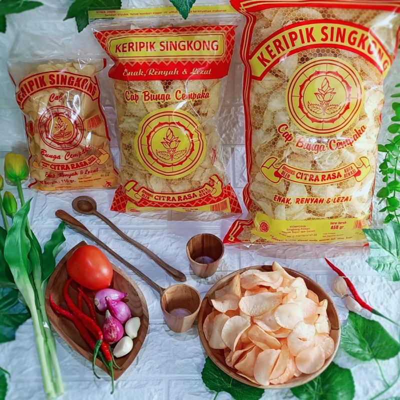 

Keripik Singkong Bunga Cempaka @450gr