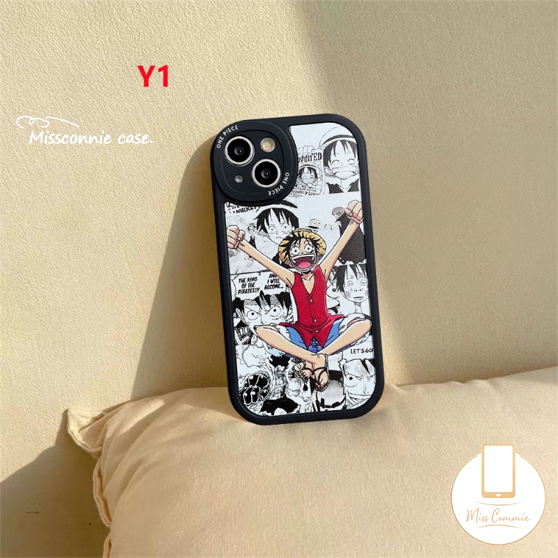 Case Untuk Samsung A04s A04 A12 A53 A03s A14 A13 A50 A73 A21s A50s A52s A22 A30s A33 A20s A32 A03 A52 A23 A31 A10s A20 A72 A71 A51 A11 Kartun Anime One Piece Luffy Sauron Soft Case