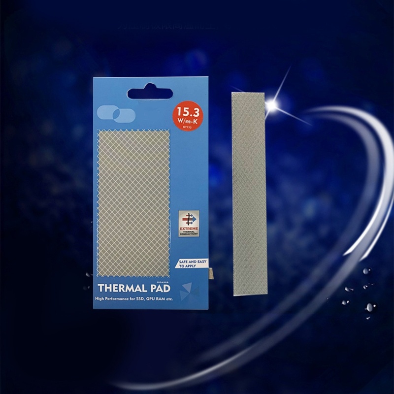 Zzz HY153 Bantalan Termal Silikon Konduktivitas Tinggi Untuk Prosesor CPU GPU Motherboard Chipset Notebook