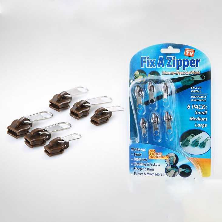 Zipper Ritsleting Pengganti Replacement Repair Kit 6 in 1