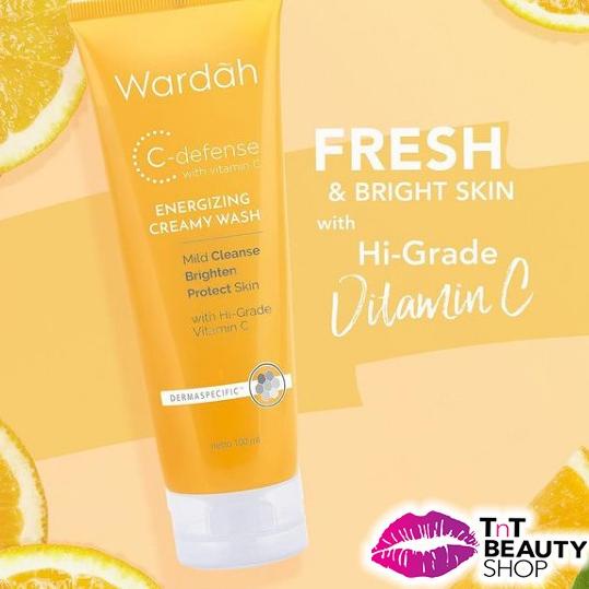 Limit Stock Wardah C-Defense Energizing Creamy Wash | C Defense Energizing Creamy Wash KRA9