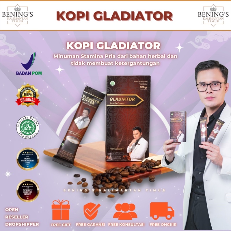 

[FREE GIFT] Bening’s KOPI GLADIATOR by dr. Oky Pratama