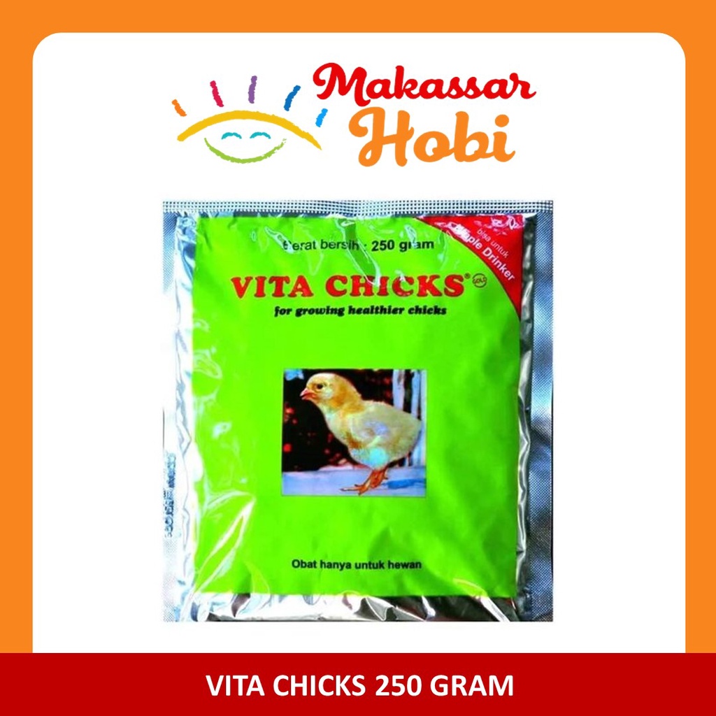 Vita Chicks 250gr Chick Chiks Vitachick Vitamin Obat Anak Ayam Medion