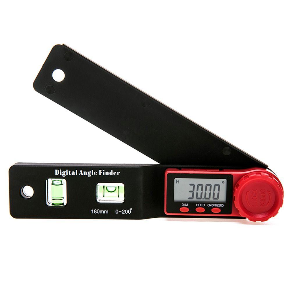 Solighter Digital Instrumen Sudut Inclinometer Profesional 2in1 Measuring Angle Detector