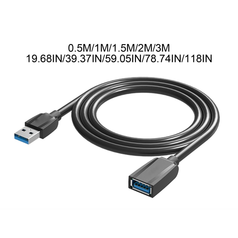Vivi Kabel Extender Male to Female Kawat Data USB 3kabel Ekstensi0 0.5 1 1 5 2