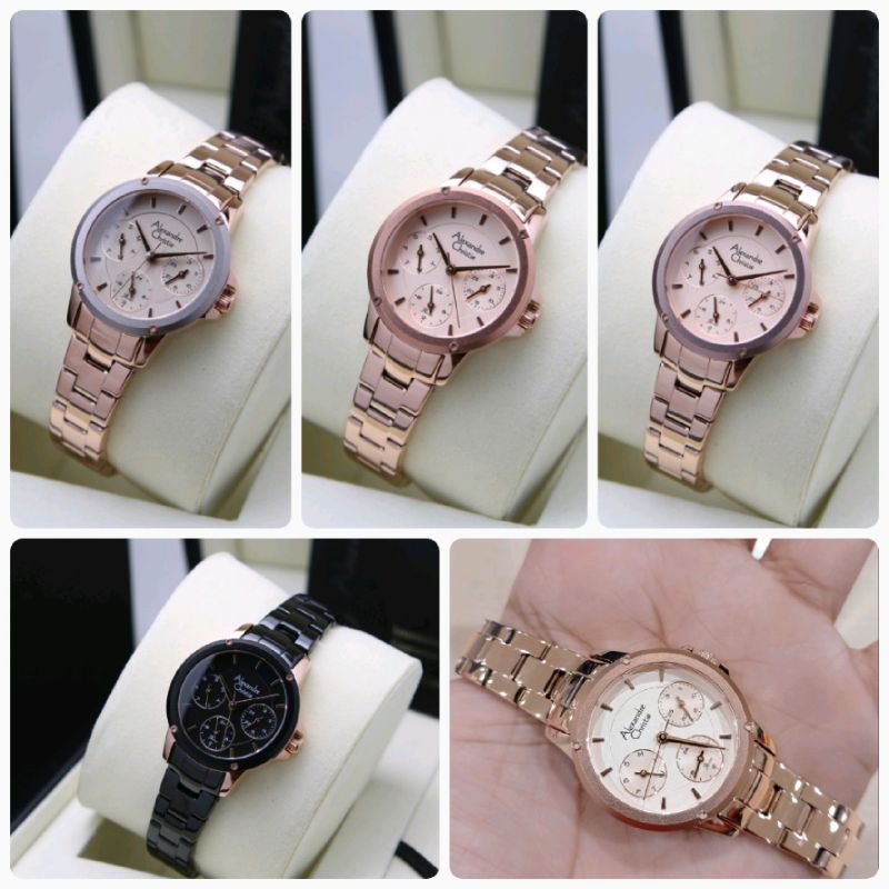 JAM TANGAN WANITA ALEXANDRE CHRISTIE AC 2A16 | AC2A16 STAINLESS STEEL ORIGINAL