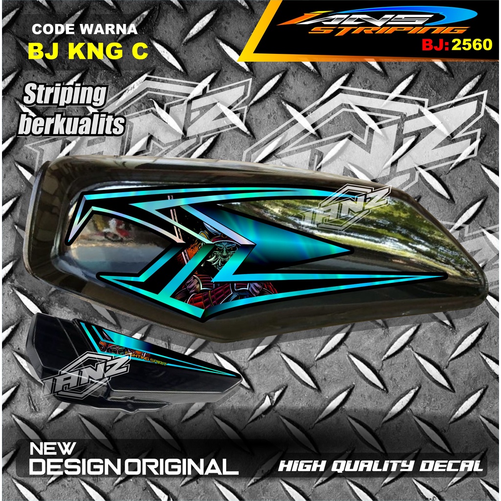 STICKER MOTOR YAMAHA RX KING TERBARU / STRIPING RX KING VARIASI / STICKER STRIPING RX KING NEW