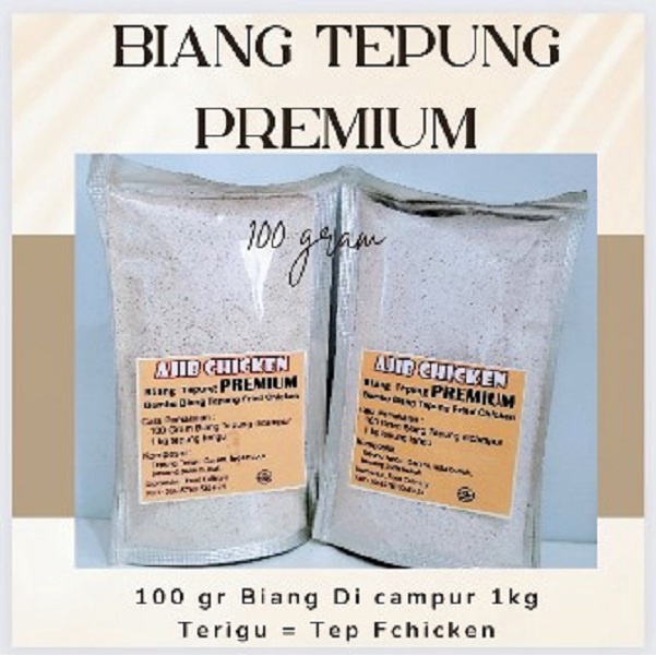 

Biang Tepung Fried Chicken BT PREMIUM 1ONS atau Premix Bumbu Inti PREM 100gr