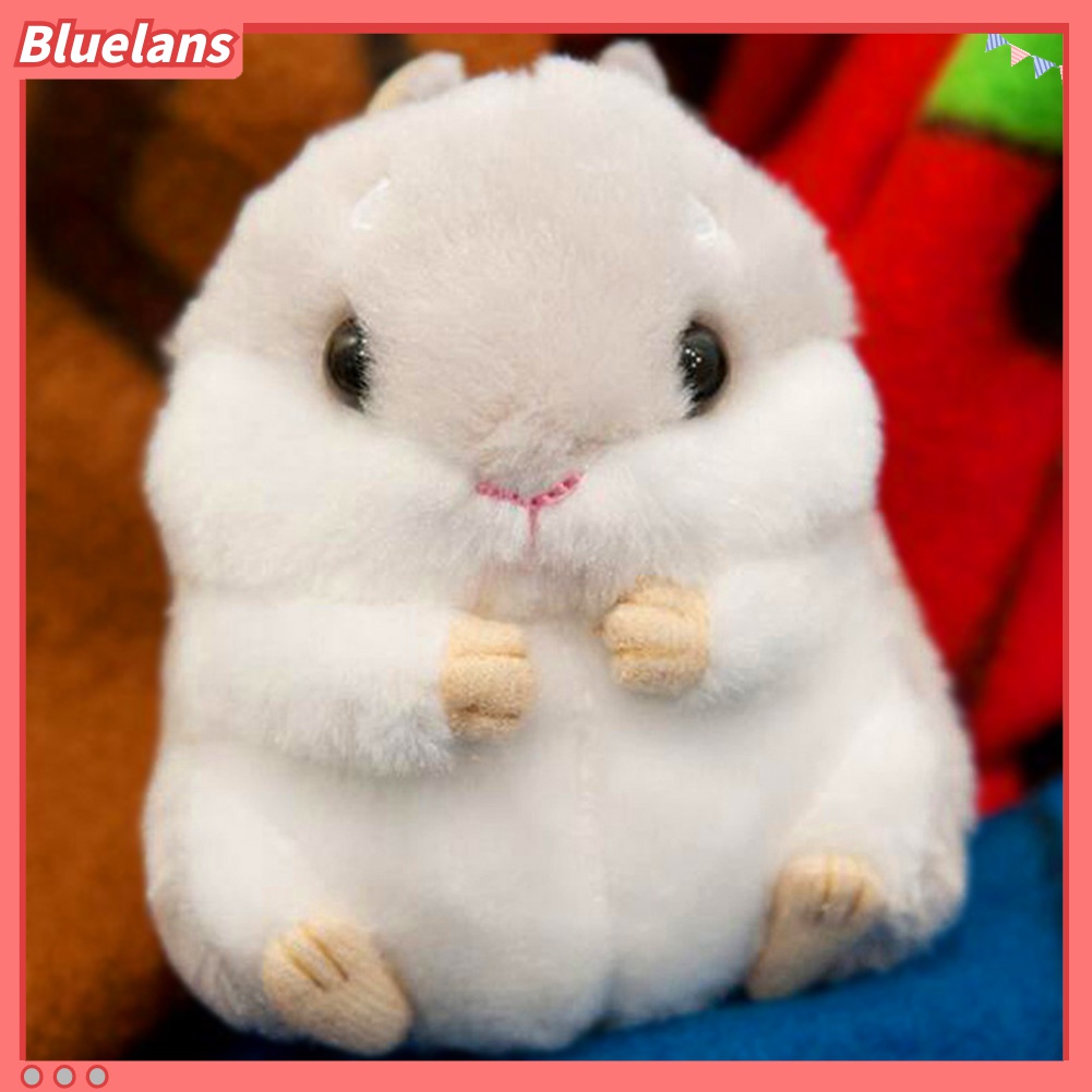 Gantungan Kunci Bentuk Hamster Bahan Plush Untuk Dekorasi Tas Tangan