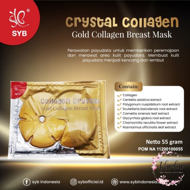 [SALE] SYB Gold Collagen Breast Mask Exp 25-12-2022