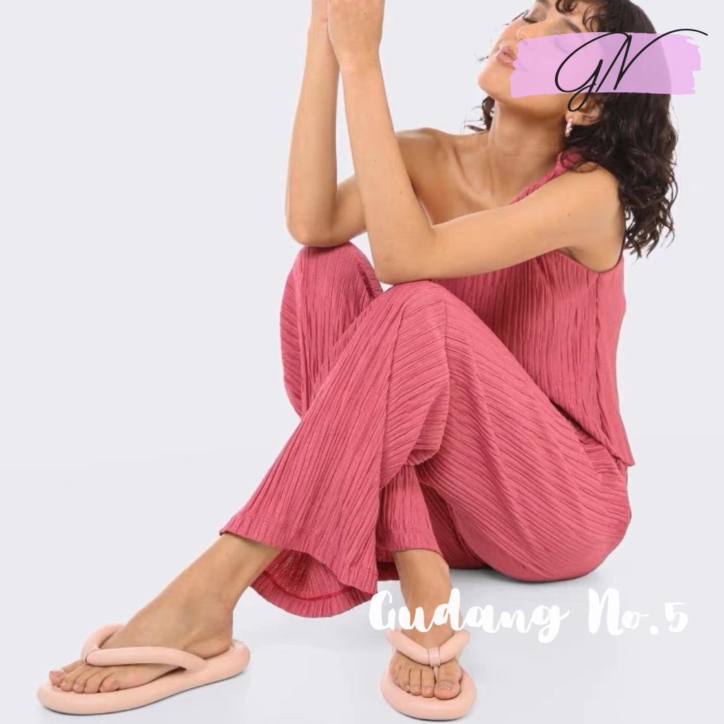 GN-2024-A Sandal Jepit Jelly Anti Slip Sandal Wanita Korean Style Import PCU