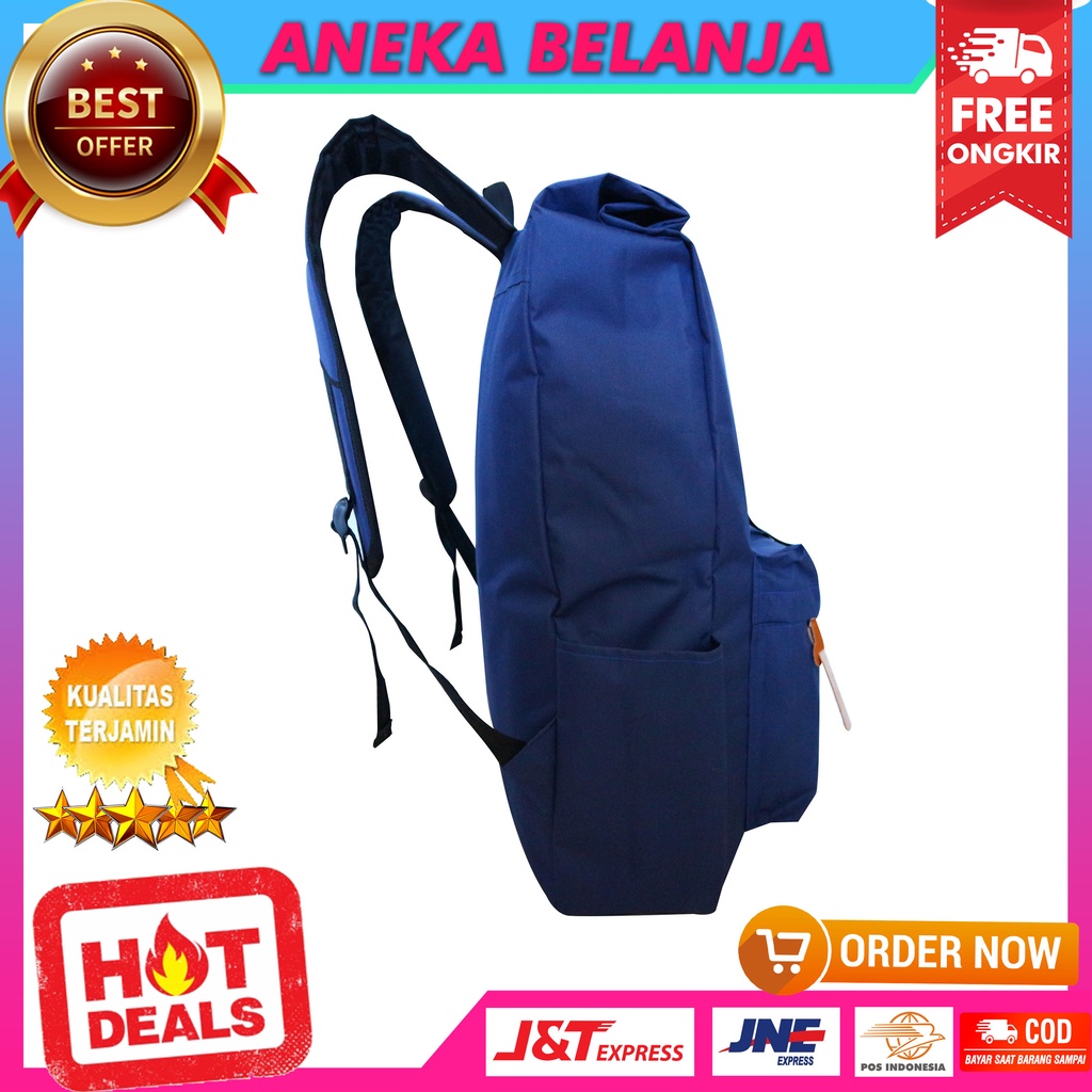 Tas Gendong Terbaru Enigma Rolltop Biru Backpack Camping Mudik Besar