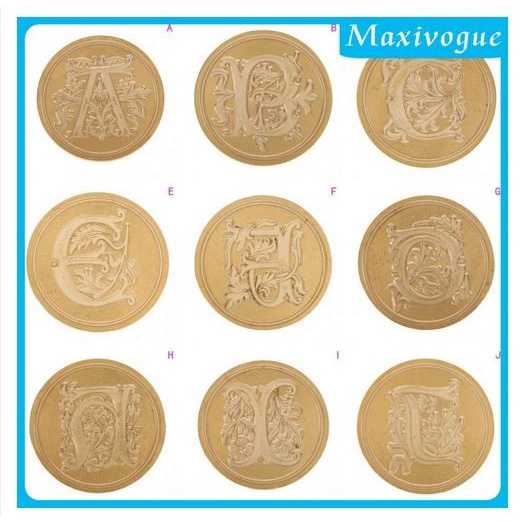

Wow Classic Initial Wax Seal Stamp - Stempel Sealing Lilin Inisial Klasik Gilaa!!!
