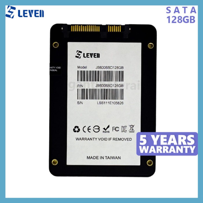 SSD LEVEN 128GB 2.5&quot; inch SATA III 6 Gb/S laptop komputer