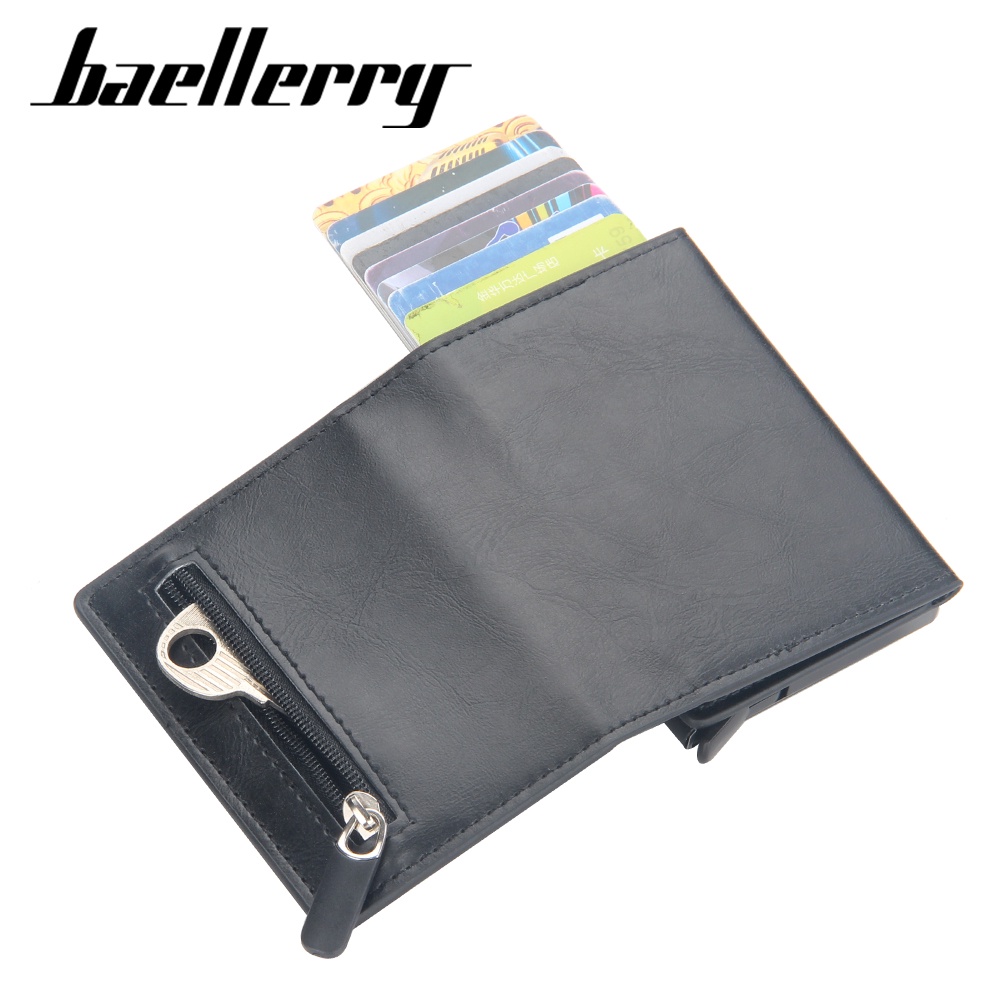 BAELLERRY K9145 Dompet Kartu Pria Bahan Kulit PU Leather Premium WATCHKITE WKOS