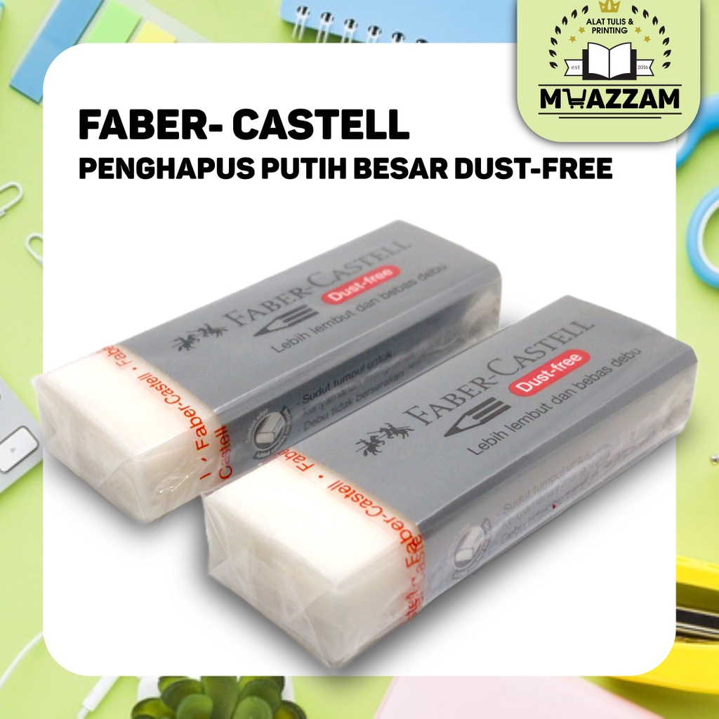

Faber-Castell Penghapus Dust-Free Putih Besar 18 79 96