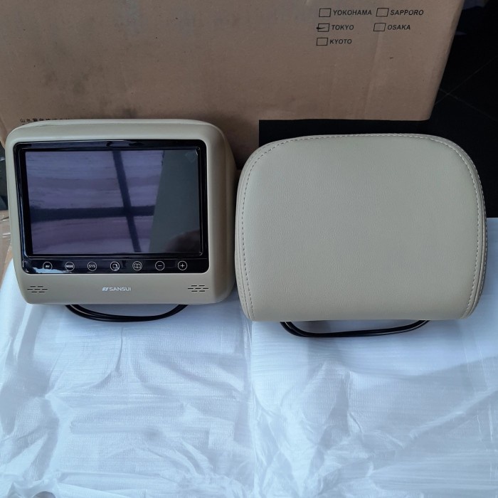 Video Tv Monitor Headrest Sansui Sa-Hm802 Headrest Monitor Bantal