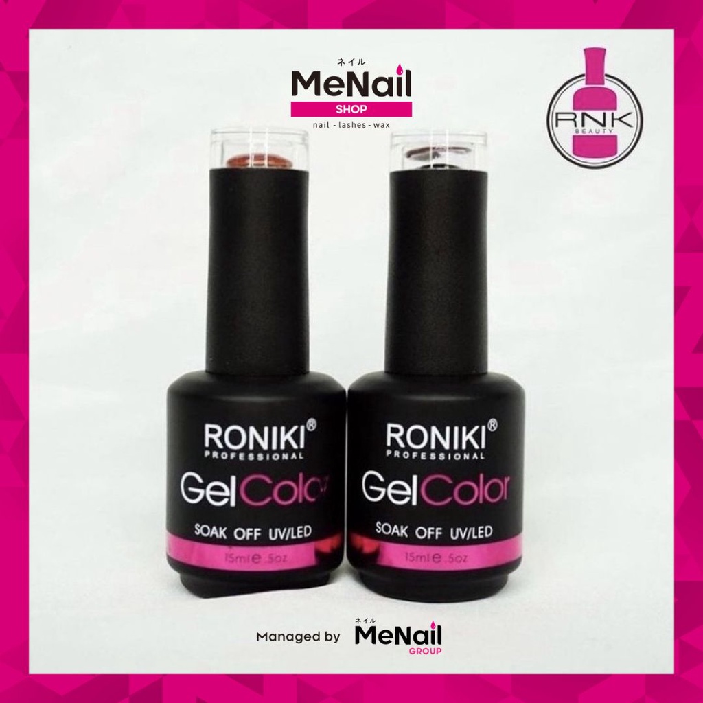Roniki Purple Flower Series Gel Polish/Nail Art/Cat Kuku Premium/Kutek Original/Nail Extention