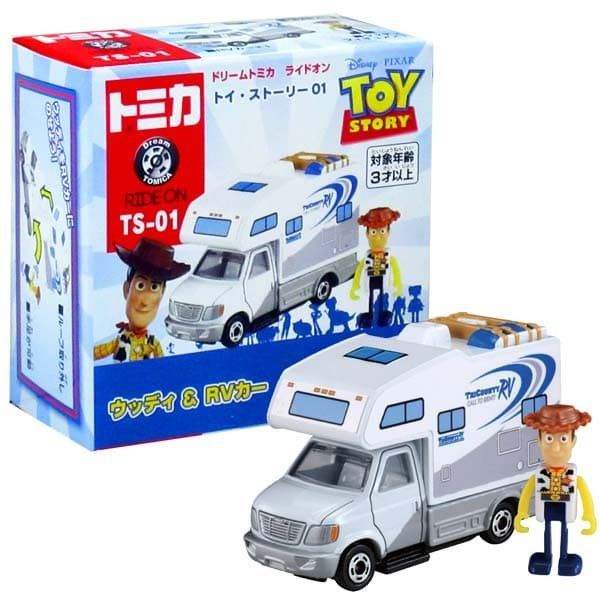 Tomica Dream Ride on Toy Story TS-01 Woody & RV Car