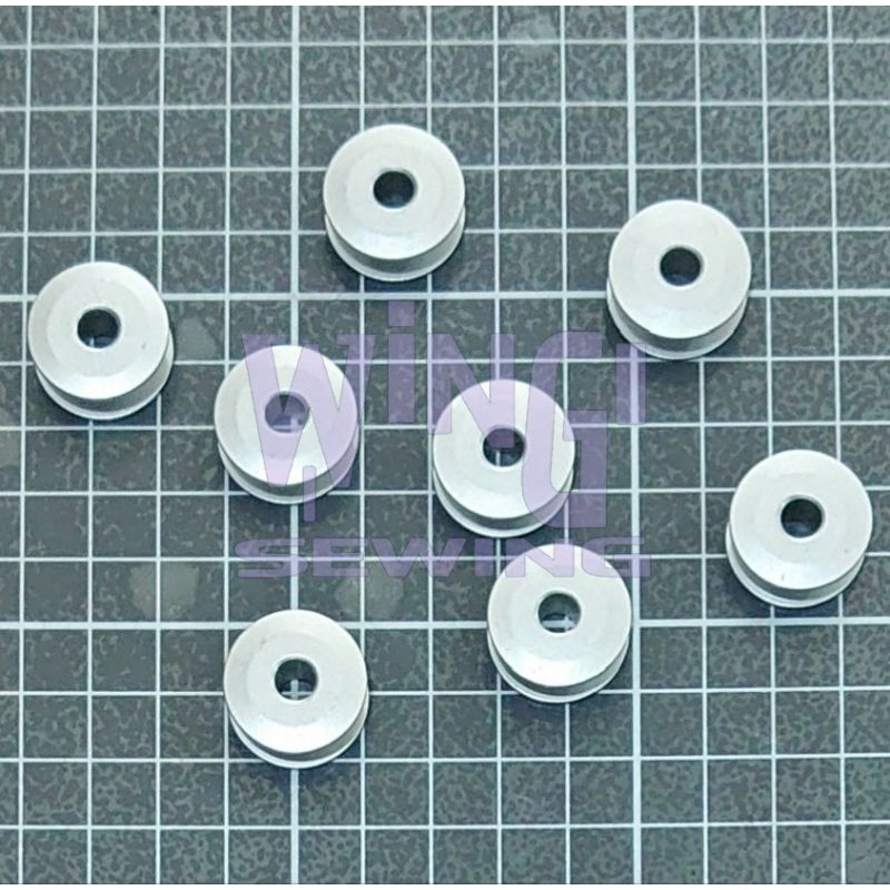 CANGKLONG KECIL Spul Alumunium Spool Bobbin Mesin Jahit Industri