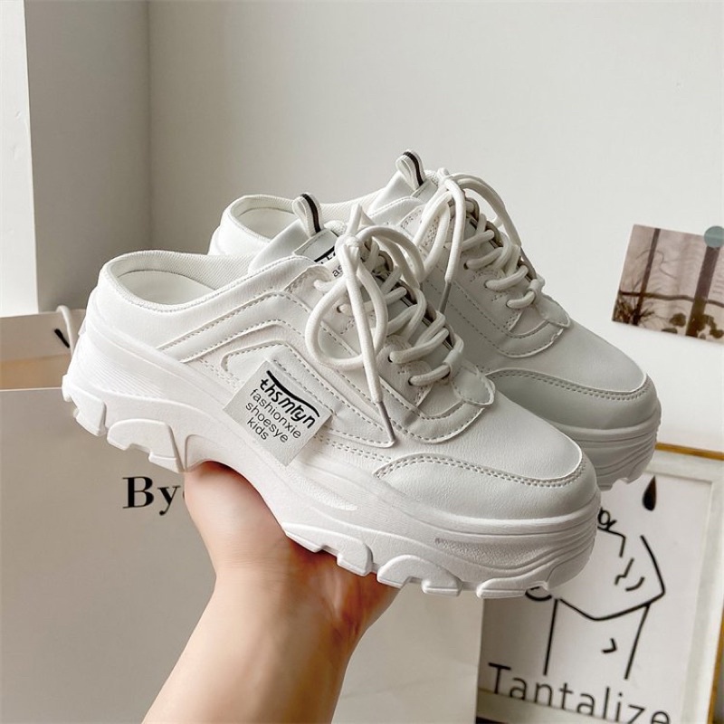 (FREE KAOS KAKI &amp; BOX) SN010 SEPATU SNEAKERS WANITA IMPORT KOREA FASHION