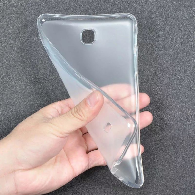 Samsung Galaxy Tab 4 7.0INCI T230 T231 T235 Case Silicon Softcase Ultrathin Casing Cover Jelly Silikon TPU Soft Pelindung belakang Clear Bening hitam tablet