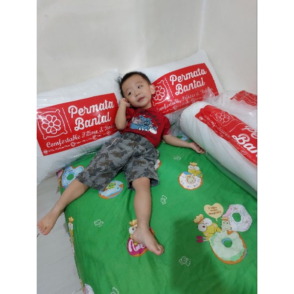 PERMATA BANTAL Hotel Pillow Bantal isi silikon 700Gram nyaman