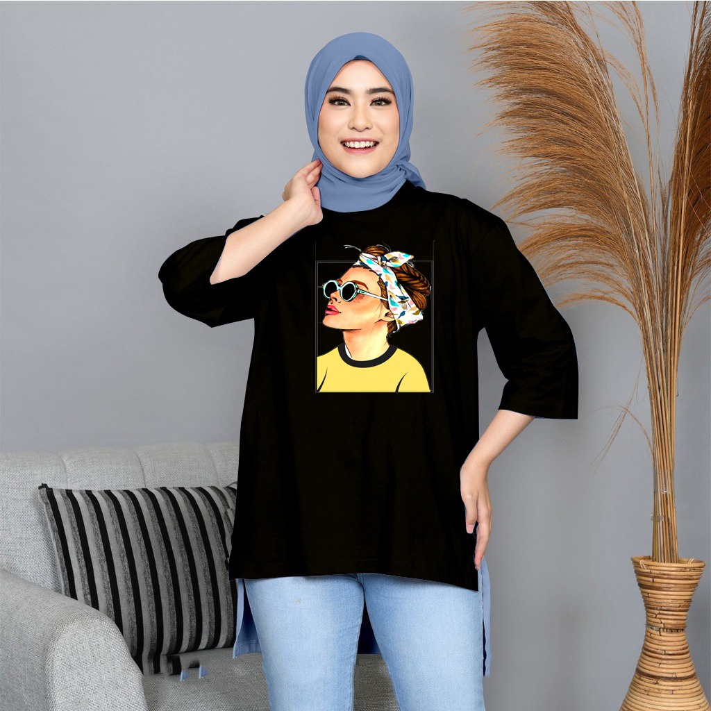 FC - TUNIK BASIC OVERSIZE WANITA HIJAB'S VARIASI 0140 DTF