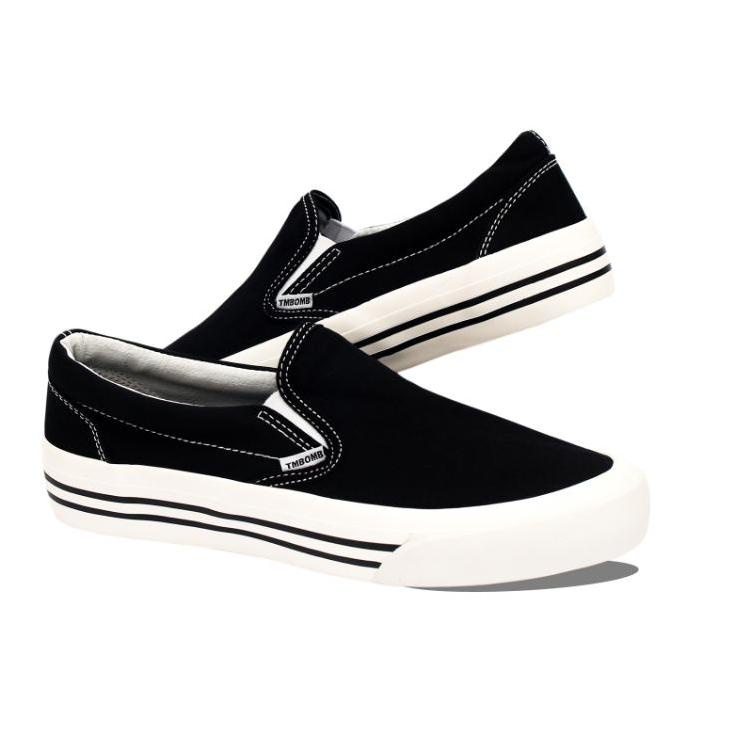 Murah SEPATU TIMEBOMB VULCANIZED | SLIPON BW STRIPE