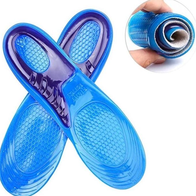 [BAYAR DI TEMPAT] 1 Pasang Insole Sepatu Gel Orthotic Arch Shock Anti Sakit dan Pegel - Insole Sepatu BASKET