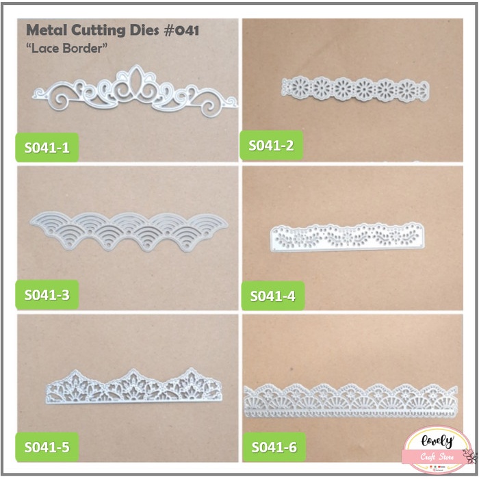 

Hemat Metal Cutting Dies Lace Border For Cards, Scrapbook, Sizzix Bergaransi
