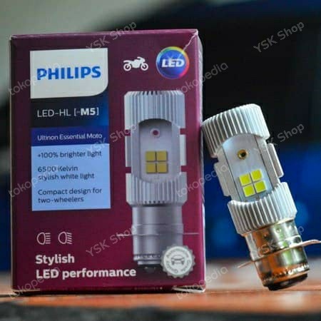 Lampu Motor LED Philips M5 (Bebek & Matic) 6W