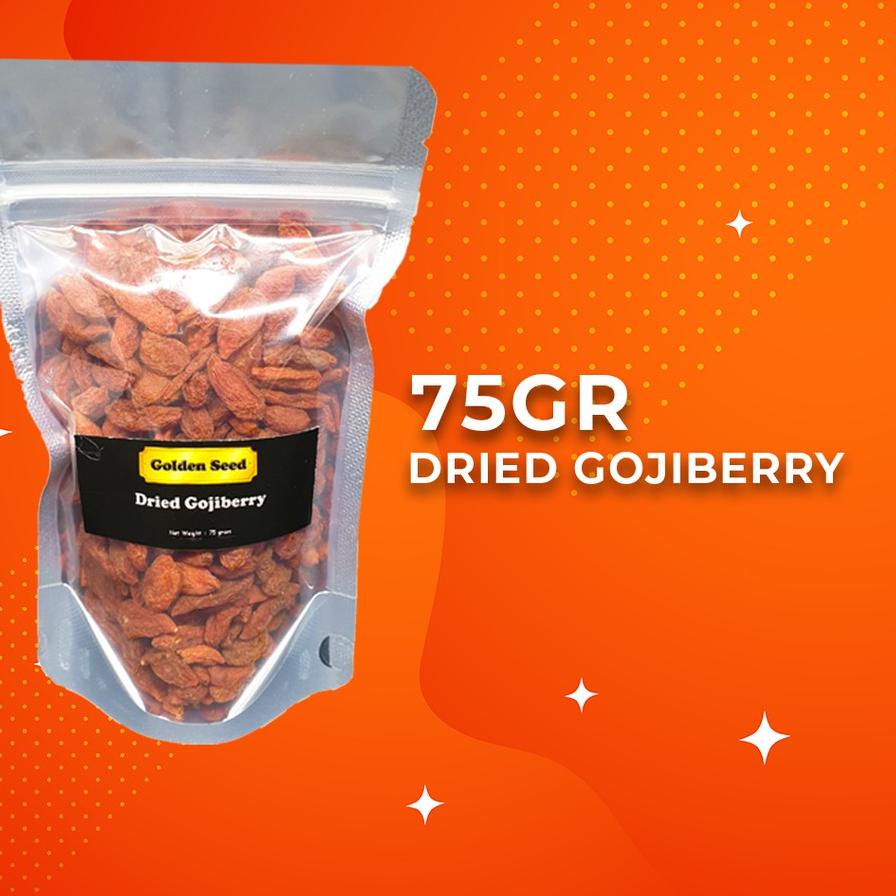 

ニ GOJIBERRY PREMIUM 75gr - GOJI BERRY - WOLFBERRY - KICHE - KICE - GOU QI - QI ZI - KICHI QI ZHI TERBARU 3491 ❅