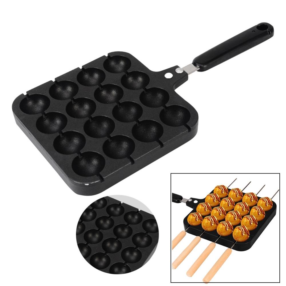 Top Takoyaki Maker Alat Dapur Baking Pan Tray Bentuk Loyang Cetakan Piring Bola Gurita