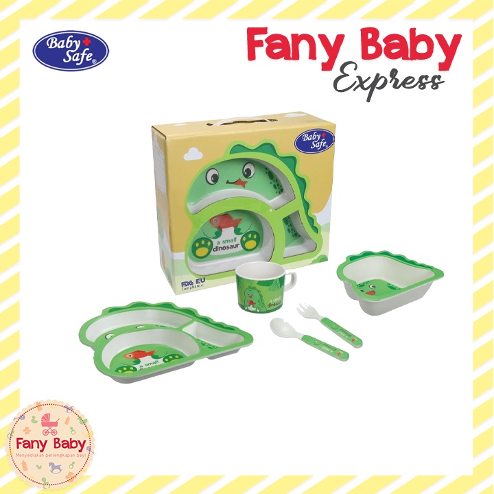 BABY SAFE DINO FEEDING SET / P12FS607