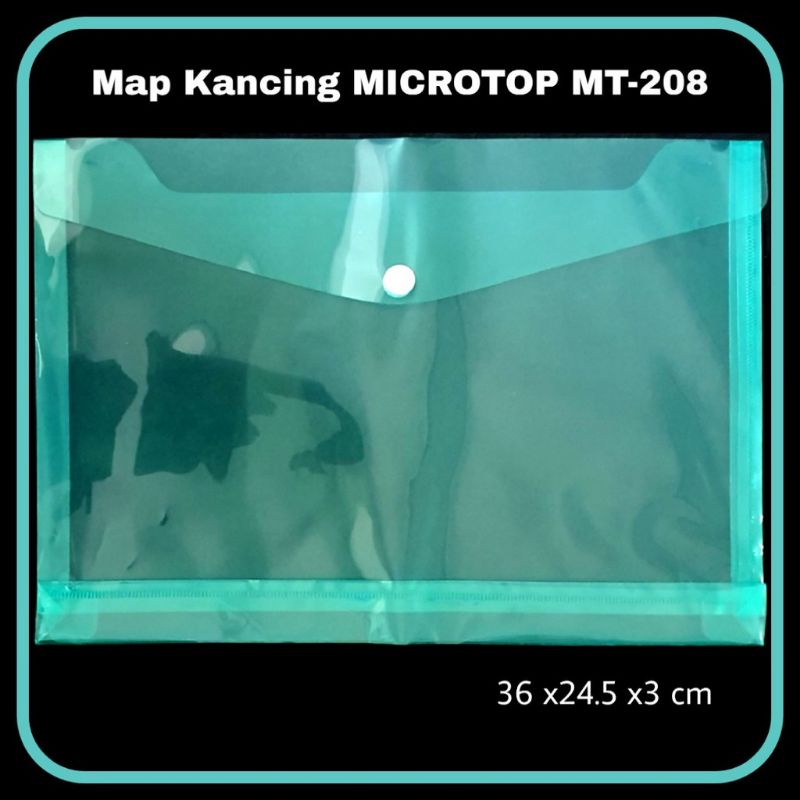 

Adn Map Plastik Kancing Folio RR / Microtop (12 Pcs) Punggung