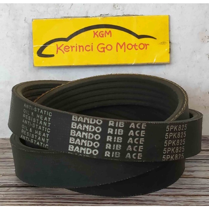 BANDO VAN BELT 5PK 825 RIB BELT TALI KIPAS 5PK-825 FAN BELT ALUR