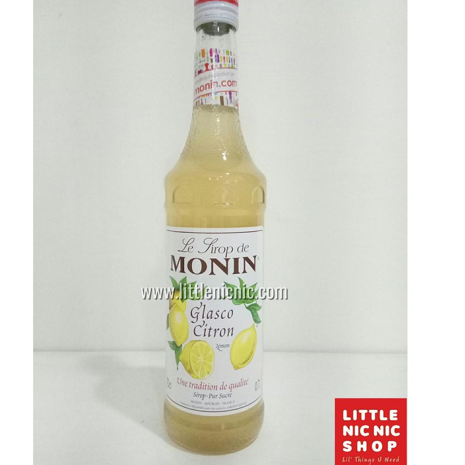 Jual Harga Termurah.. Sirup MONIN SYRUP Glasco Lemon 70 CL (700ml) 92 ...