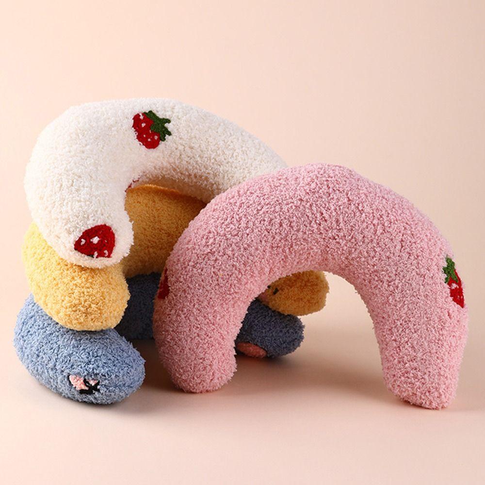 Solighter Cat Little Pillow Mode Deep Sleep Kitten Headrest U-Shaped