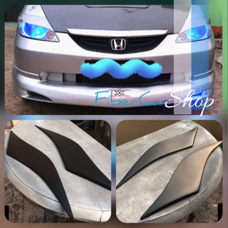 Eyelid mata Sipit matai cipit  alis lampu Mobil Honda City 2004-2008