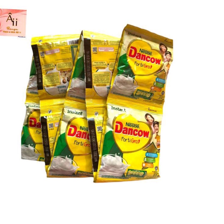 

½renteng Dancow sachet vanila isi 5sachet netto 27gr