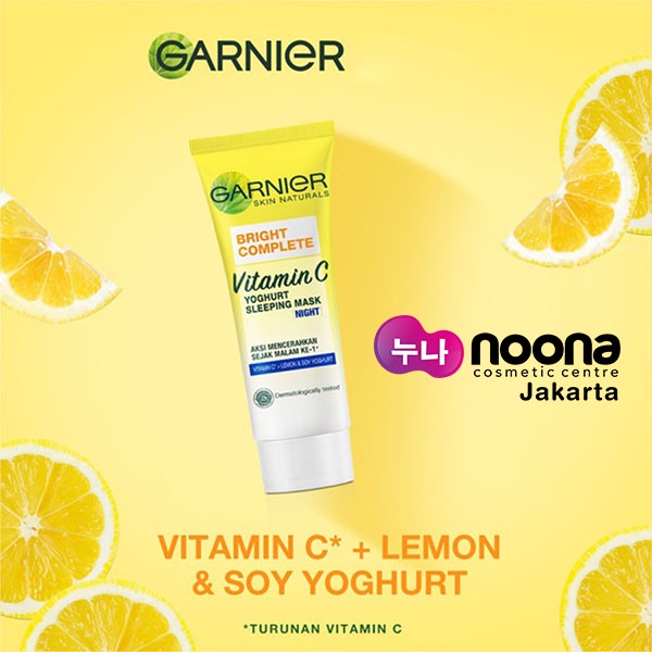 GARNIER BRIGHT COMPLETE VITAMIN C YOGHURT SLEPPING MASK