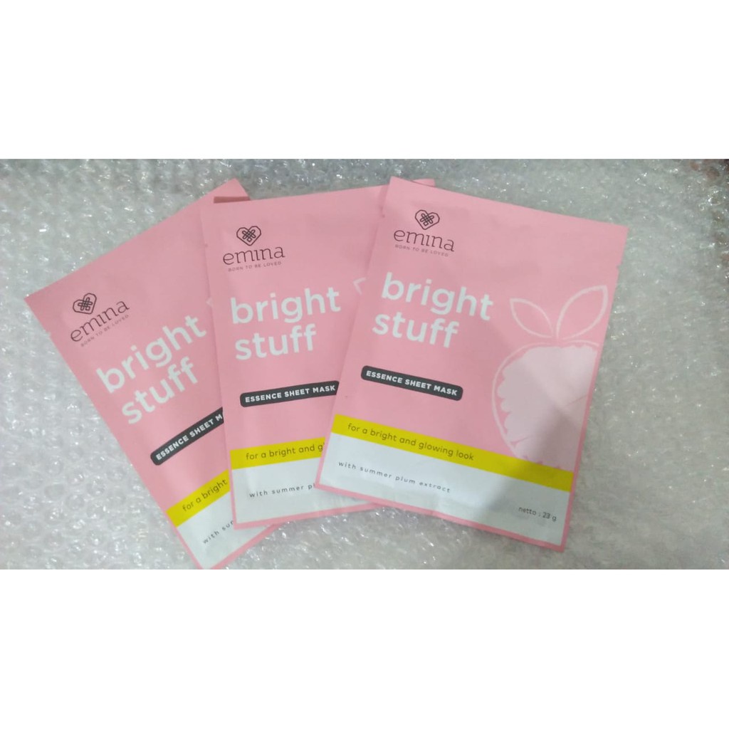 Emina Bright Stuff Essence Sheet Mask 23g GIRLSNEED77