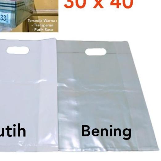 

Plastik PE Plong 30 x 40 Lipatan Samping - Hitam, 42/30x40
