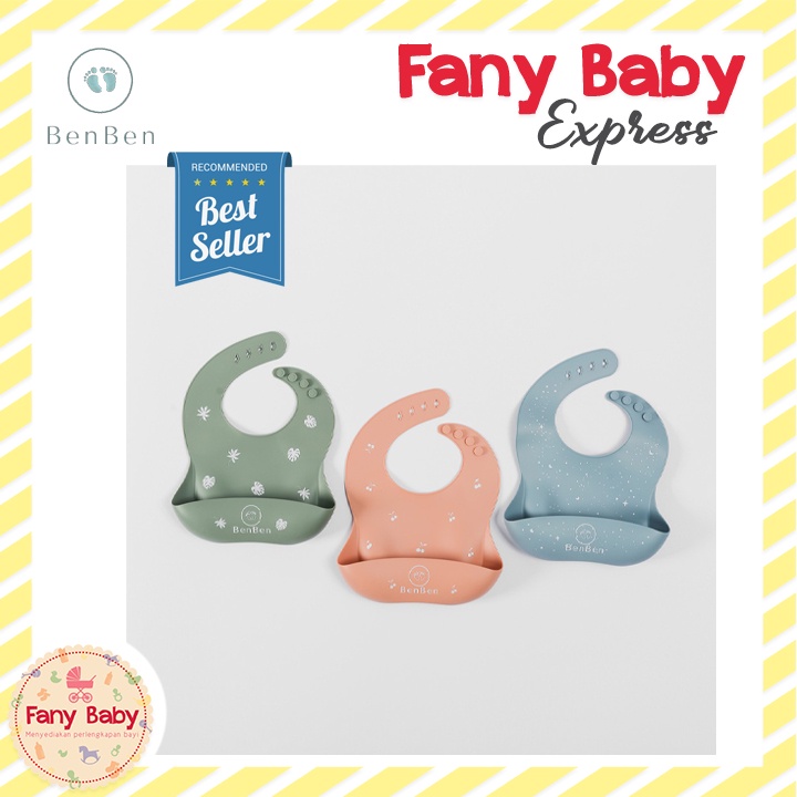 BENBEN SILICONE BABY BIBS PATTERN